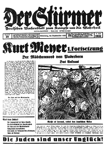 Der Stürmer Nr.39 1932